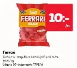 Hemköp Toms Ferrari erbjuda