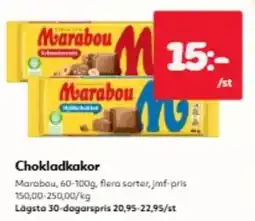 Hemköp Marabou chokladkakor erbjuda