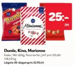 Hemköp Fazer dumle kina marianne erbjuda