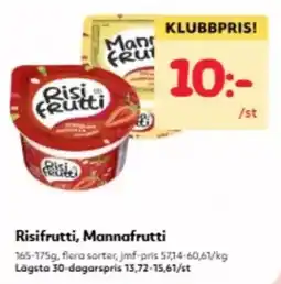 Hemköp Risifrutti, Mannafrutti erbjuda