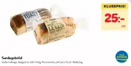 Hemköp Surdegsbröd erbjuda