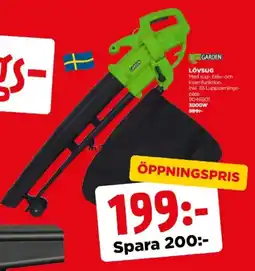 Jem&Fix Garden lövsug erbjuda