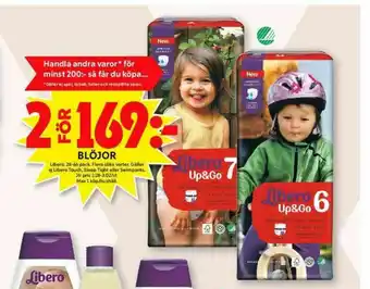 ICA Maxi Libero blöjor erbjuda