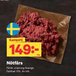 Nötfärs