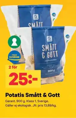 City Gross Potatis Smått & Gott erbjuda