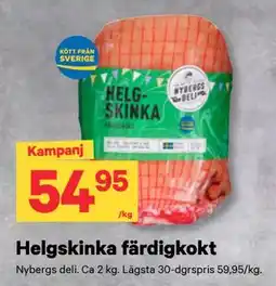 City Gross Helgskinka färdigkokt erbjuda