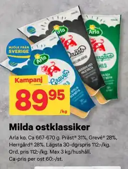 City Gross Milda ostklassiker erbjuda