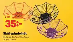 City Gross Skål spindelnät erbjuda