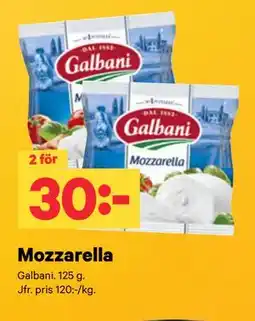 City Gross Mozzarella erbjuda