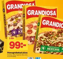 City Gross Stenugnsbakad pizza erbjuda