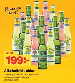 City Gross Alkoholfri öl, cider erbjuda