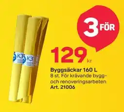 Byggmax Byggsäckar 160 L erbjuda