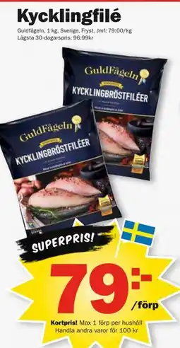 Pekås Kycklingfilé, Medlemspris erbjuda