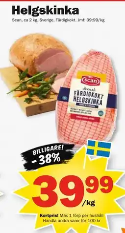 Pekås Helgskinka, Medlemspris erbjuda