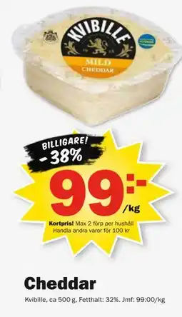 Pekås Cheddar, Medlemspris erbjuda