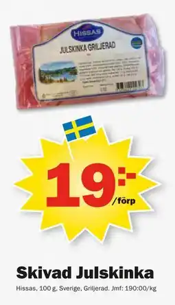 Pekås Skivad Julskinka erbjuda