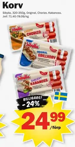 Pekås Korv erbjuda