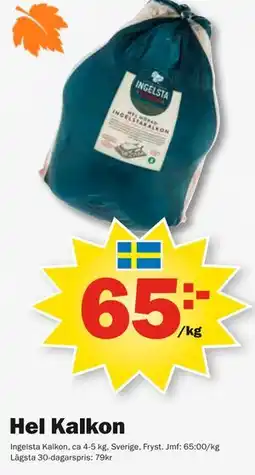 Pekås Hel Kalkon erbjuda