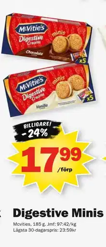 Pekås Digestive Minis erbjuda