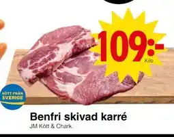 Matöppet Benfri skivad karré erbjuda