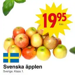 Matöppet Svenska äpplen erbjuda