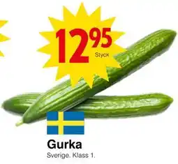 Matöppet Gurka erbjuda