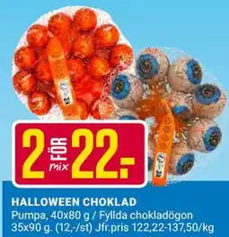 ÖoB HALLOWEEN CHOKLAD erbjuda