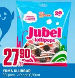 ÖoB YUMS KLUBBOR erbjuda
