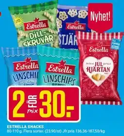 ÖoB ESTRELLA SNACKS erbjuda