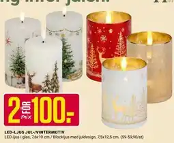 ÖoB LED-LJUS JUL-/VINTERMOTIV erbjuda