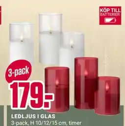 ÖoB LEDLJUS I GLAS erbjuda