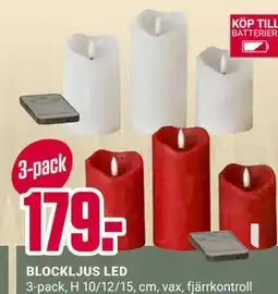 ÖoB BLOCKLJUS LED erbjuda