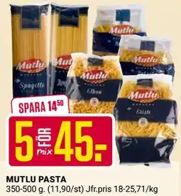 ÖoB MUTLU PASTA erbjuda