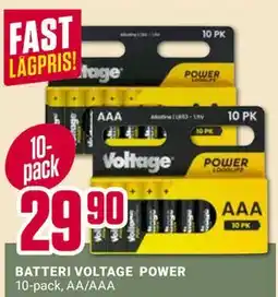 ÖoB BATTERI VOLTAGE POWER erbjuda
