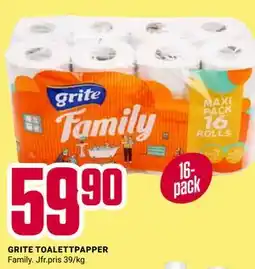 ÖoB GRITE TOALETTPAPPER erbjuda