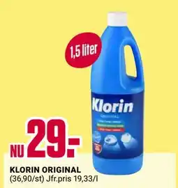 ÖoB KLORIN ORIGINAL erbjuda