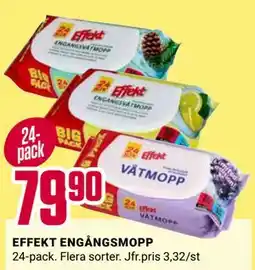ÖoB EFFEKT ENGÅNGSMOPP erbjuda