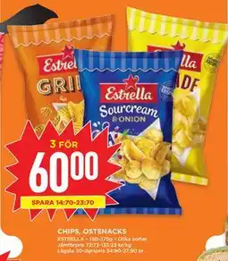 Willys CHIPS, OSTSNACKS erbjuda