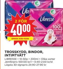 Willys TROSSKYDD, BINDOR, INTIMTVÄTT erbjuda