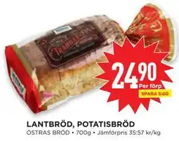 Willys LANTBRÖD, POTATISBRÖD erbjuda