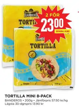 Willys TORTILLA MINI 8-PACK erbjuda