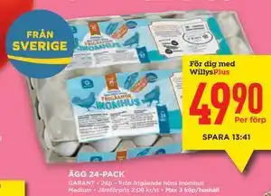 ÄGG 24-PACK, Medlemspris