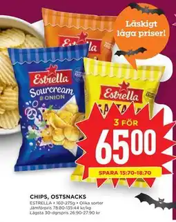 Willys Hemma CHIPS, OSTSNACKS erbjuda