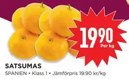 Willys Hemma SATSUMAS erbjuda
