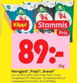 ICA Kvantum Herrgård , Präst , Grevé , Medlemspris erbjuda
