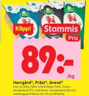 Herrgård , Präst , Grevé , Medlemspris