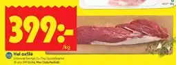 ICA Kvantum Hel oxfilé erbjuda