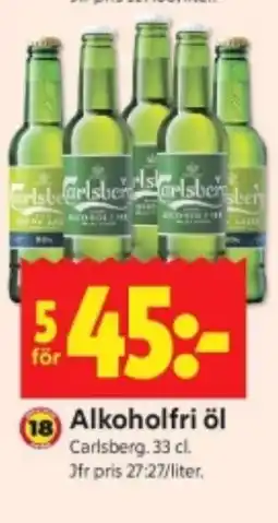 ICA Kvantum Alkoholfri öl erbjuda