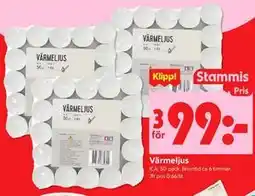 ICA Kvantum Värmeljus, Medlemspris erbjuda