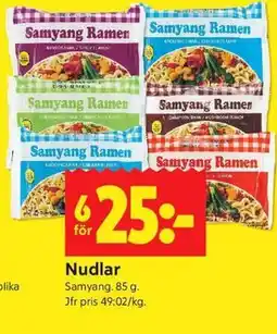 ICA Kvantum Nudlar erbjuda